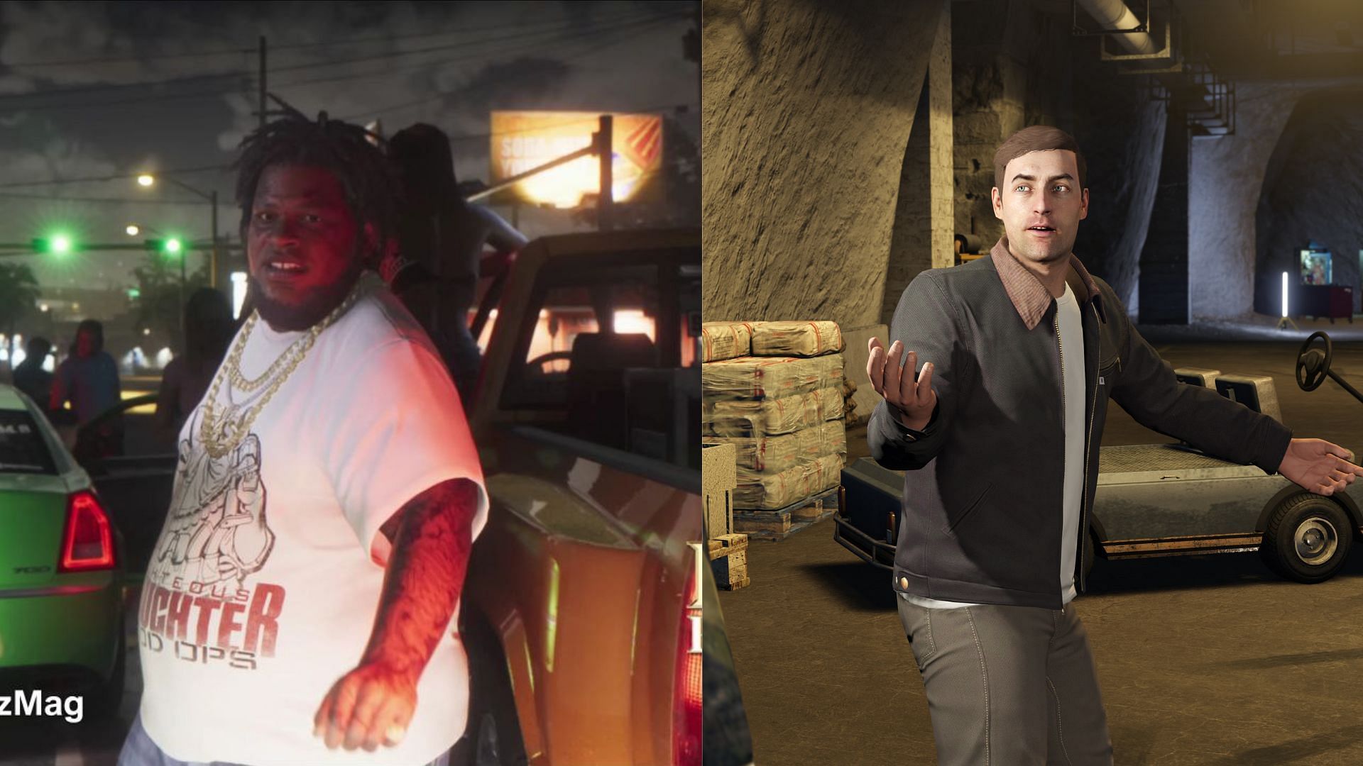 The characters in the Grand Theft Auto 6 trailer showed advanced movement (Image via Rockstar Games)
