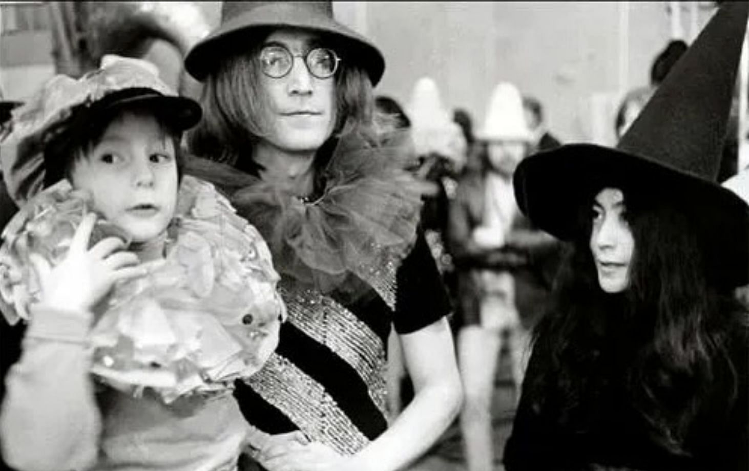 A still of The Beatles star with his family (Image via Instagram/@johnlennon)