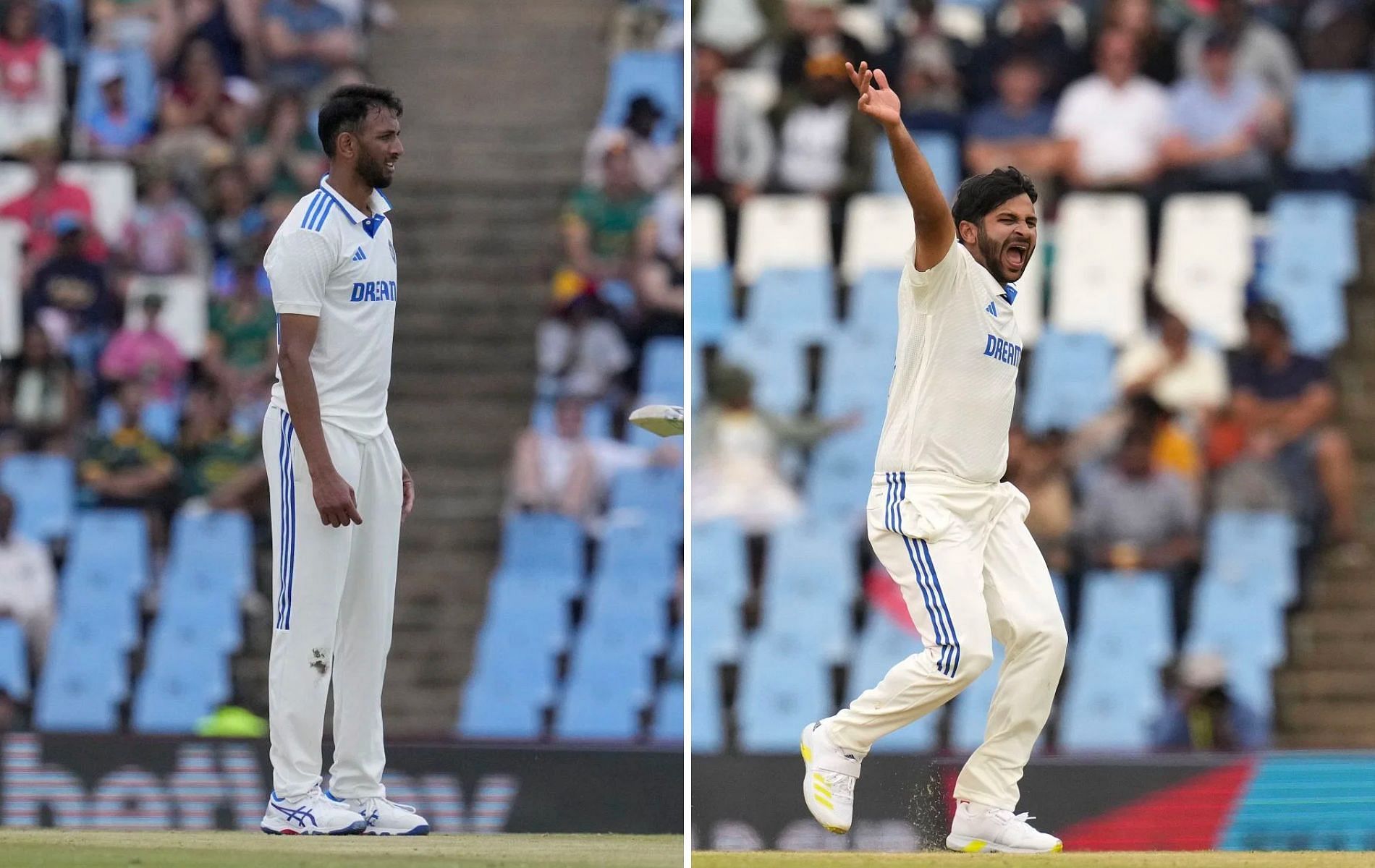 Prasidh Krishna (L) and Shardul Thakur (R). (Pics: AP)