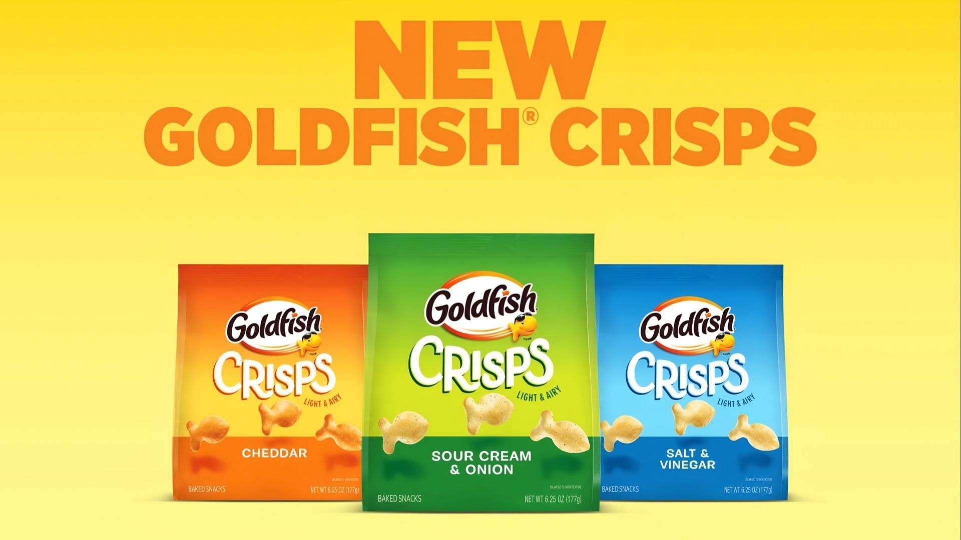 The potato crisps will be available at all major retailers nationwide (Image via Goldfish)