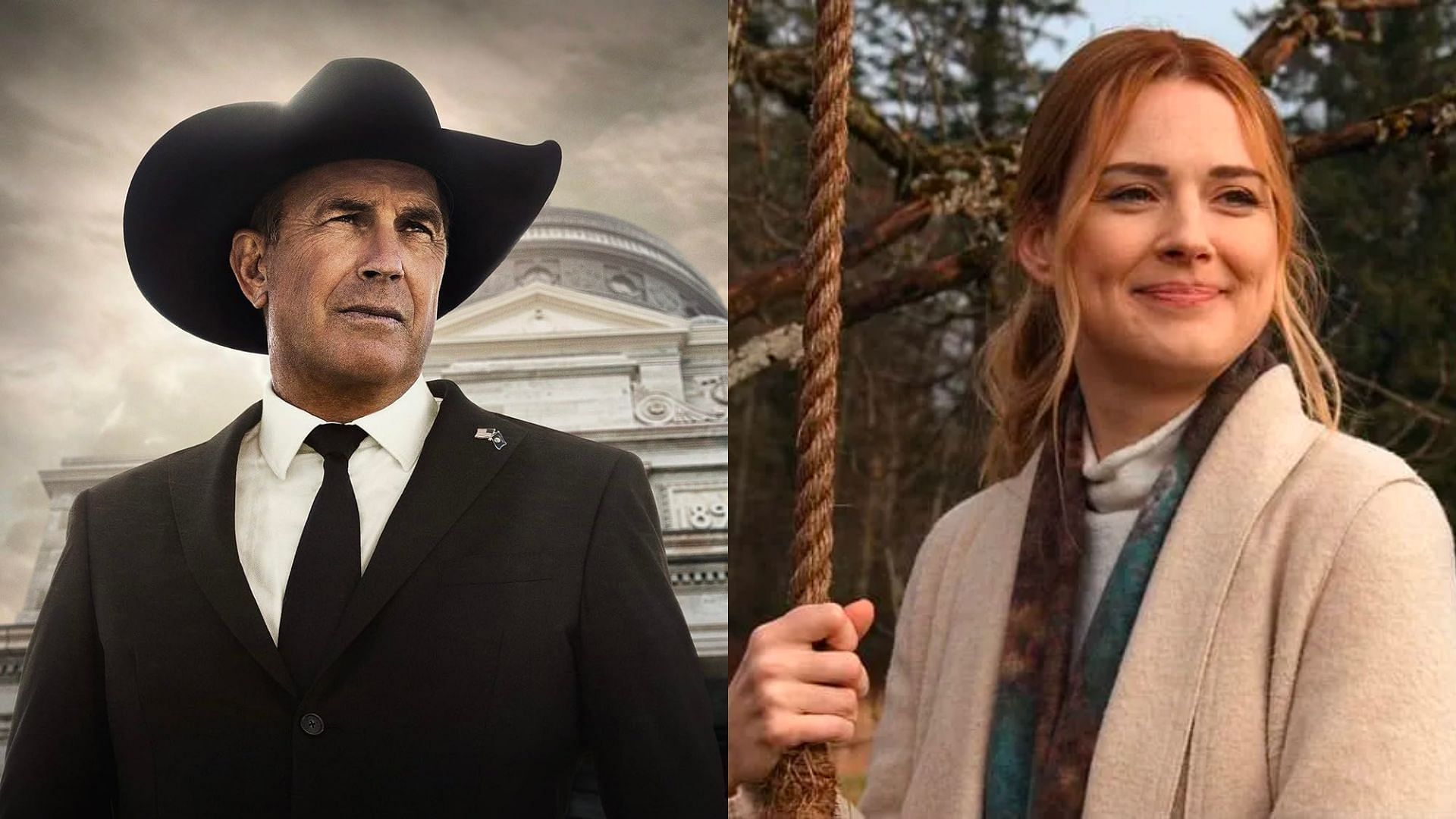 The new show combines the vibes of (L) Yellowstone and (R) Virgin River (Image via IMDb)