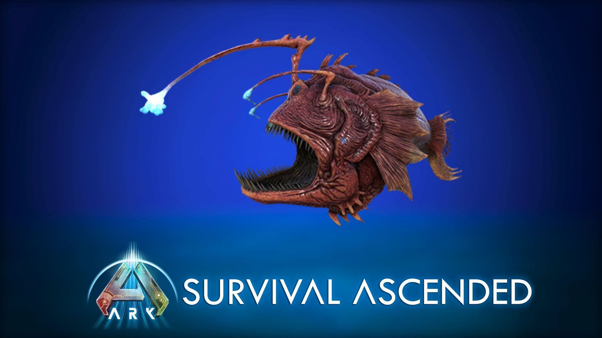 Players can tame an Anglerfish by knocking it out and feeding it Regular Kibble (Image via Studio Wildcard)