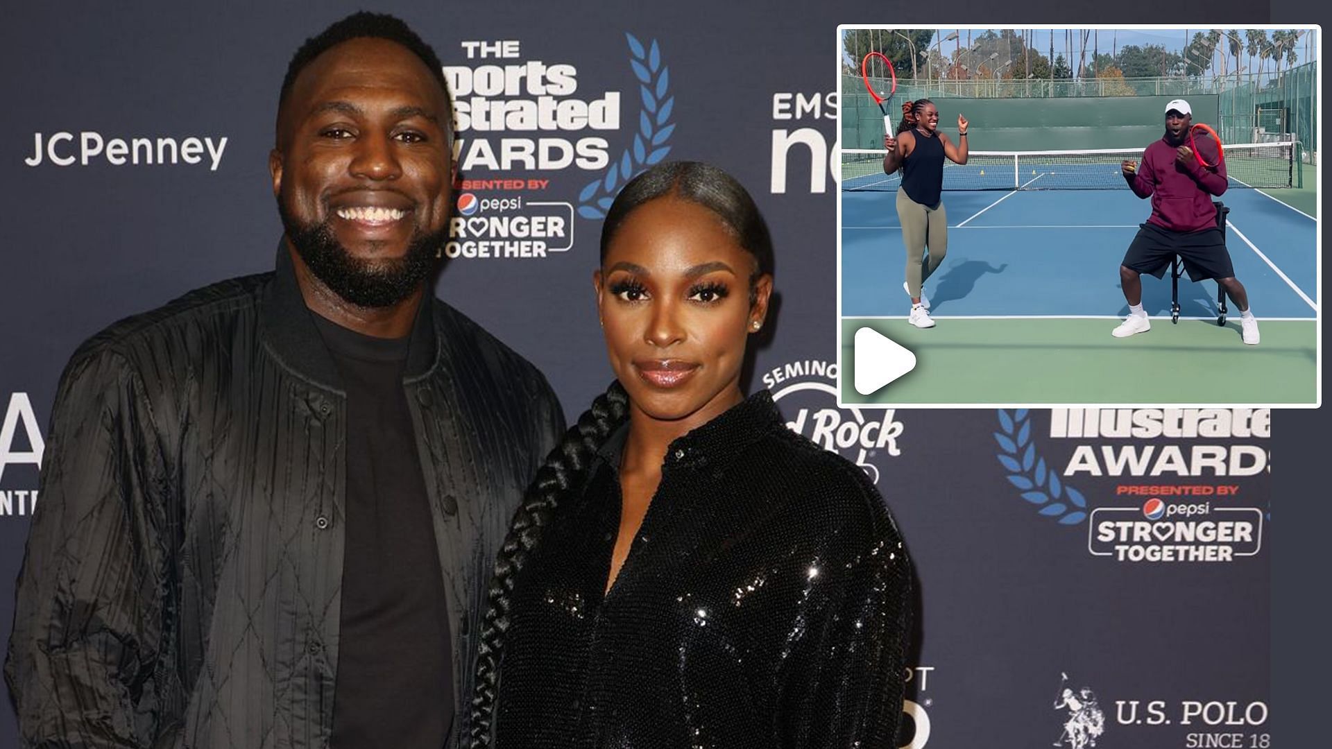 Sloane Stephens with husband Jozy Altidore