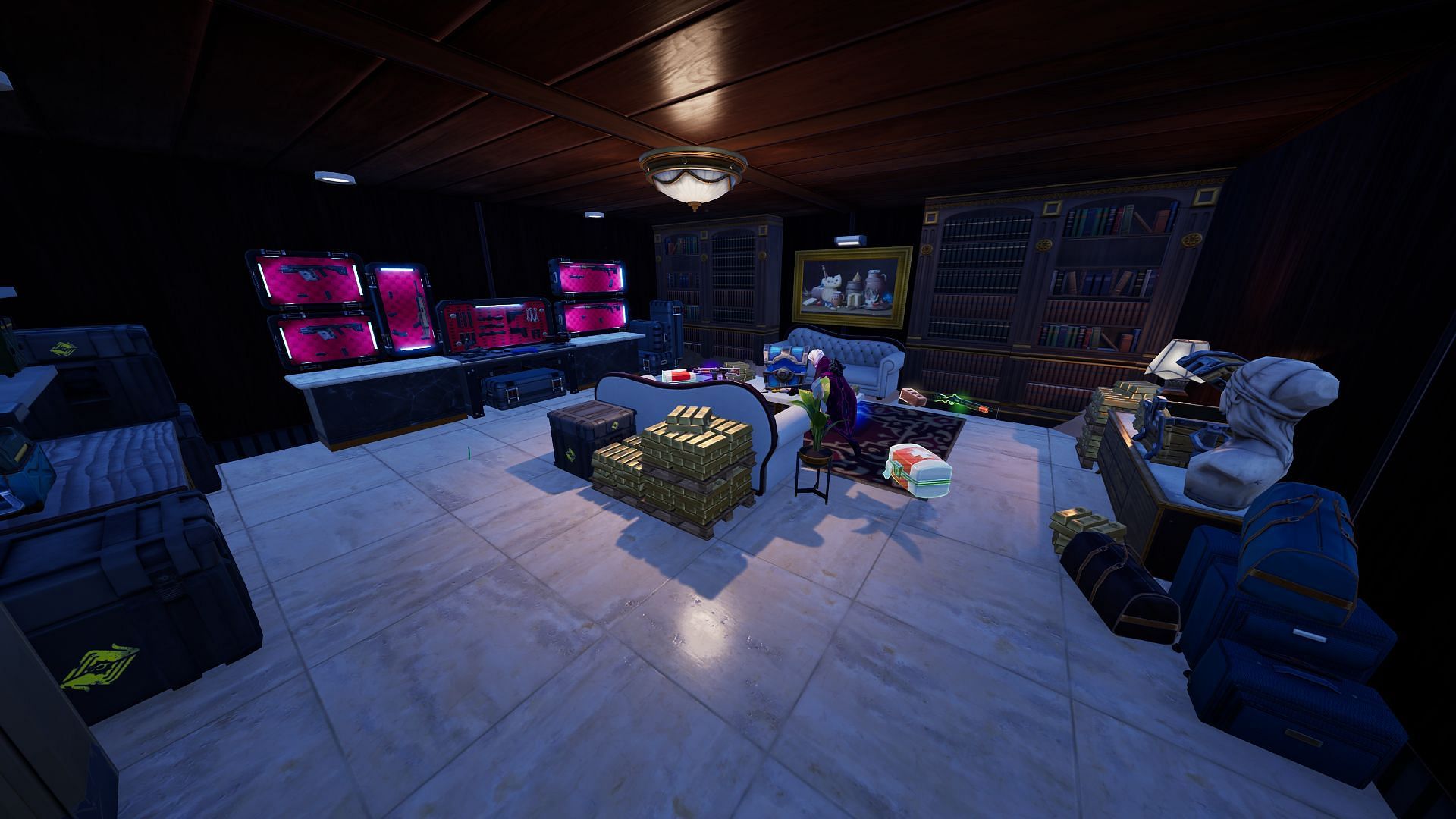 Boss Vaults contain Mod Benches and high-tier loot. (Image via Epic Games/Fortnite)