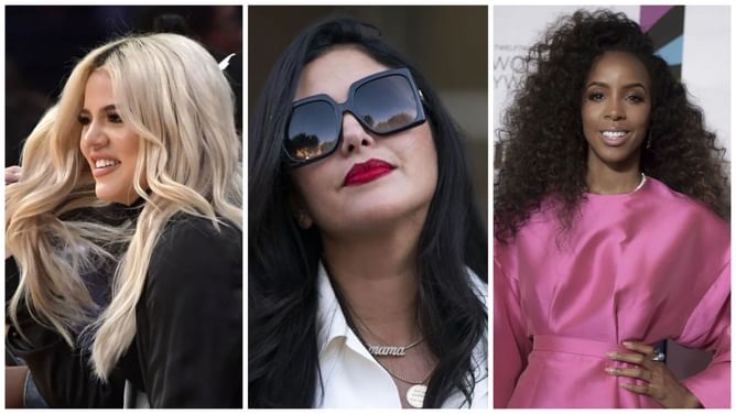 “Christmas came early”: Khloé Kardashian & Kelly Rowland gush over Vanessa Bryant’s $190 holiday-themed Kobe 6s gifts