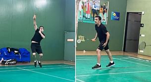 “Never had to jump this much” – Gautam Gambhir plays Badminton in latest Instagram post