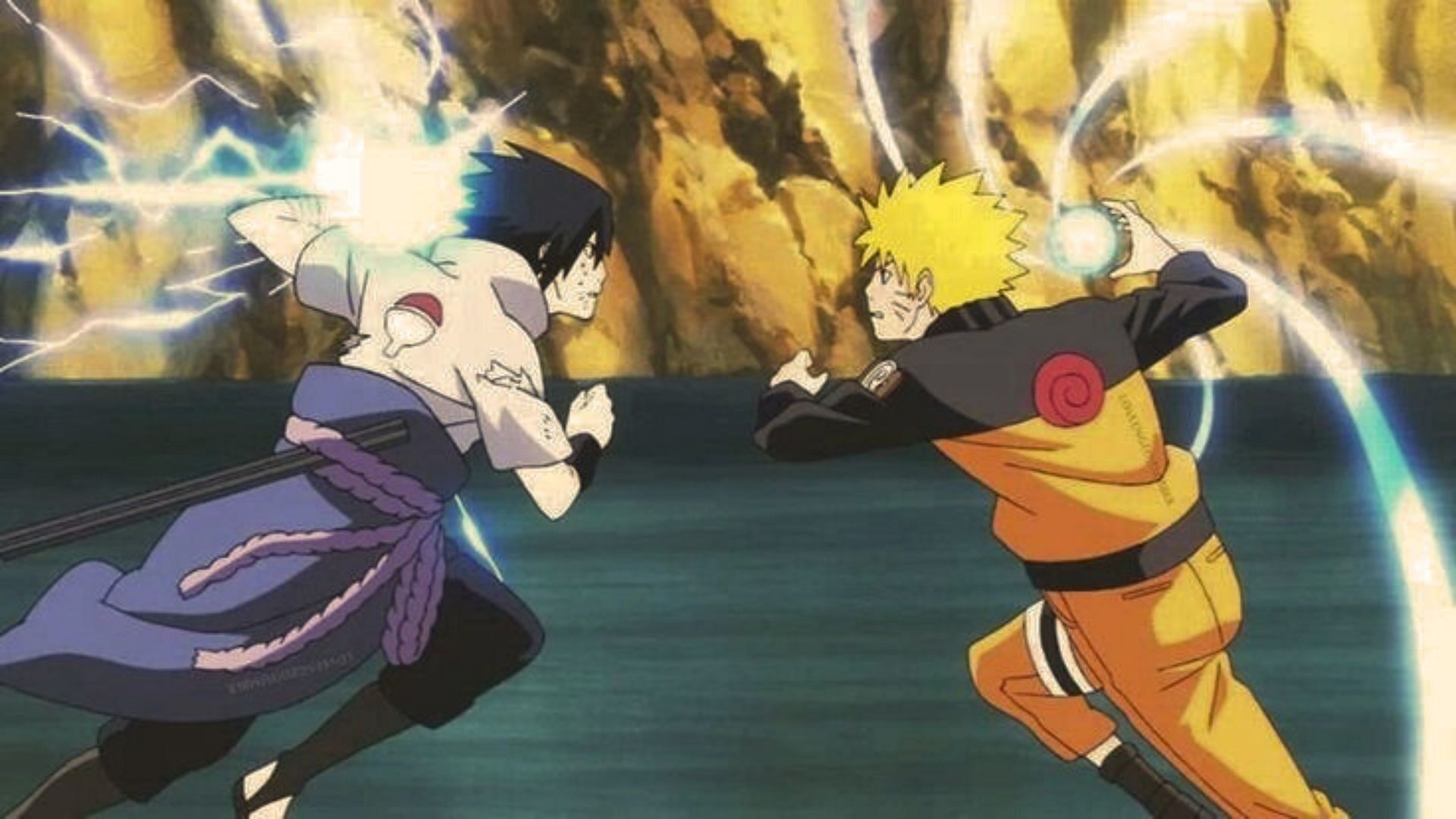 Naruto and Sasuke as shown in the anime (Image via Studio Pierrot)