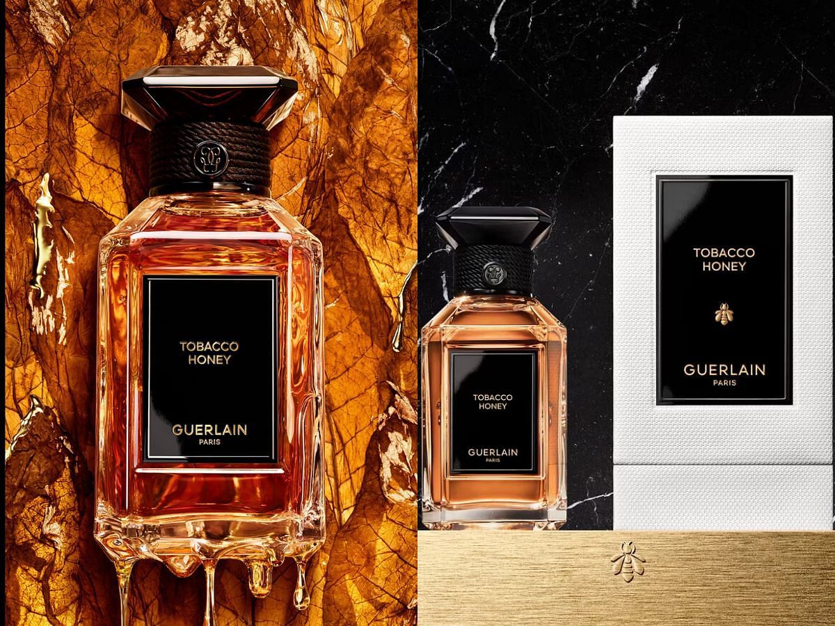 Guerlain Tobacco Honey perfume (Image via guerlain.com)