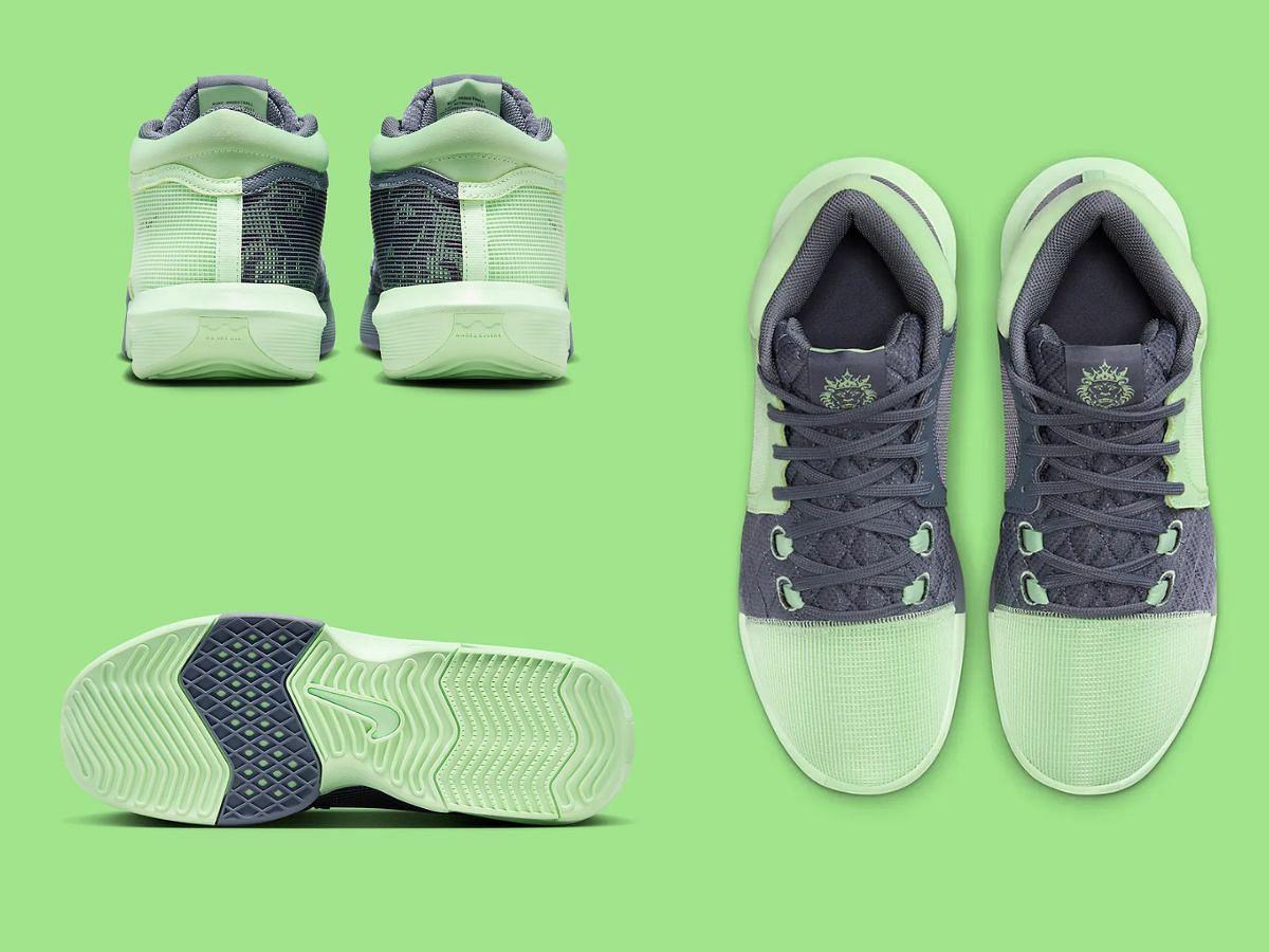 Nike LeBron Witness 8 &ldquo;Green Glow&rdquo; sneakers