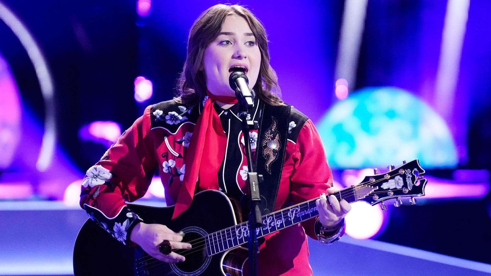 Ruby Leigh impressed everyone on The Voice 24. (Image via NBC)