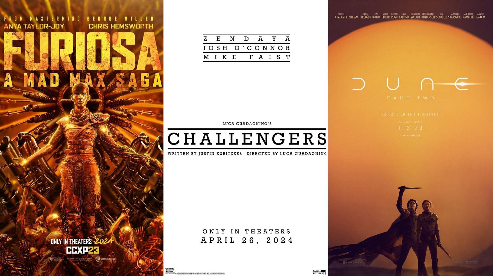 5 best films coming in the spring of 2024 (Images via Warner Bros. Pictures/ MGM)