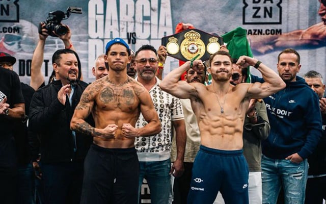 Duarte Boxing Ryan Garcia vs. Oscar Duarte weigh-in: Ryan Garcia vs Oscar Duarte ...