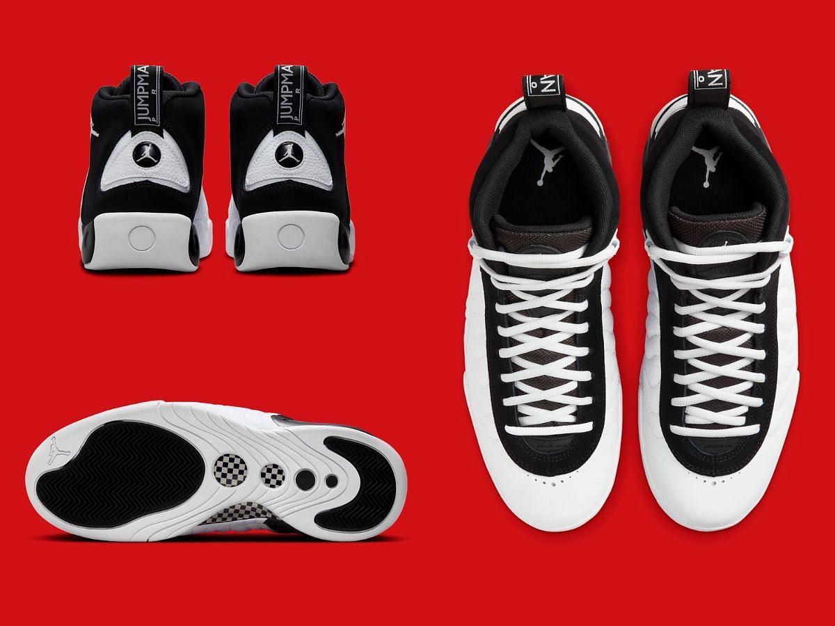 Jordan Jumpman Pro &ldquo;Black/White&rdquo; sneakers (Image via Sneaker News)