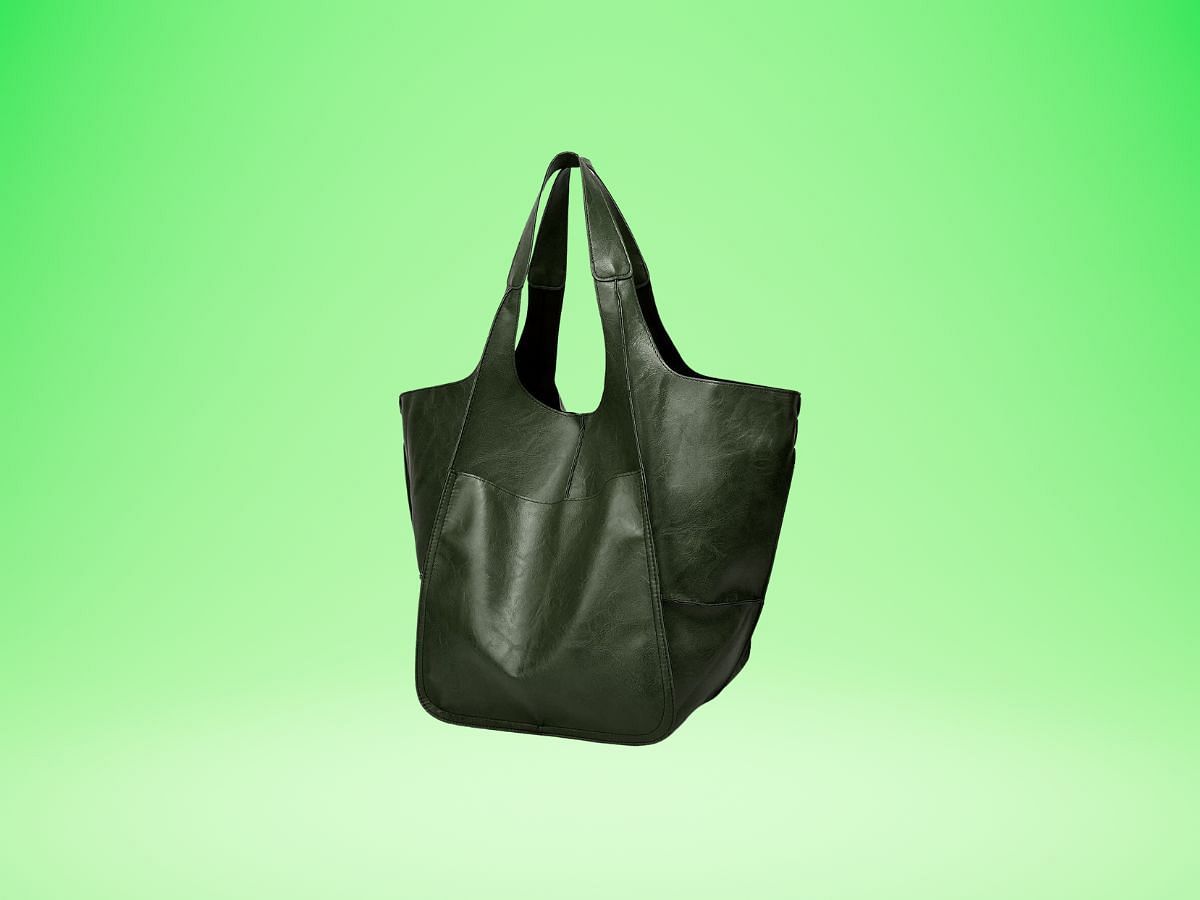 Molodo Women&#039;s Leather tote bag (Image via Amazon)