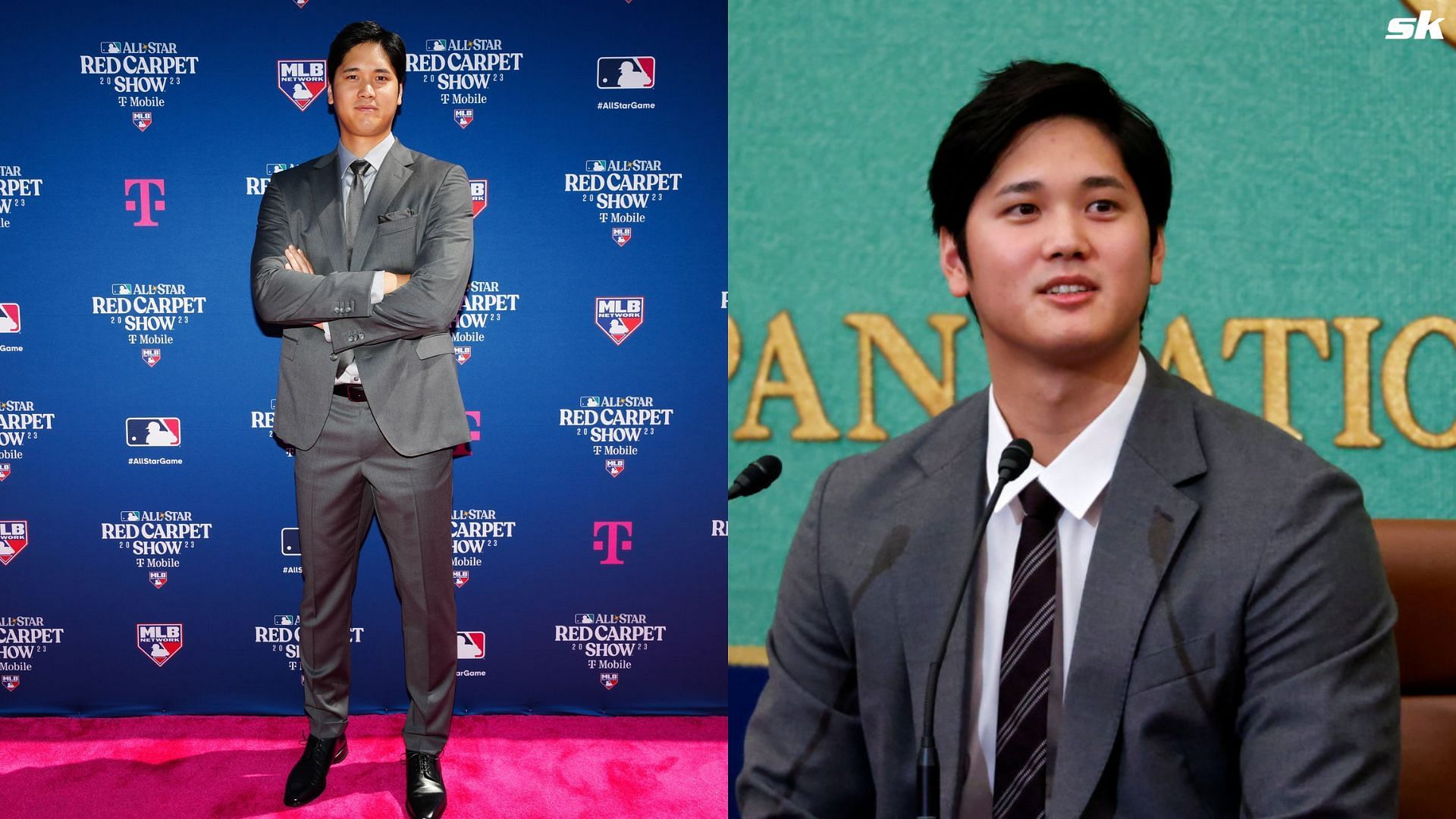 Shohei Ohtani looks dashing in suits 