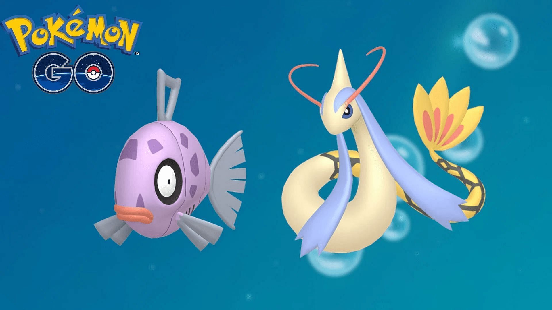 This Spotlight Hour is a perfect opportunity to get both shiny Feebas and Milotic (Image via Niantic)