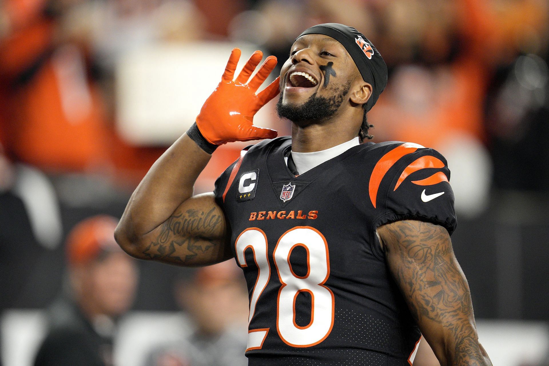 Joe Mixon at Buffalo Bills v Cincinnati Bengals