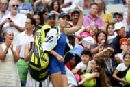 Caroline Wozniacki at the 2023 US Open.