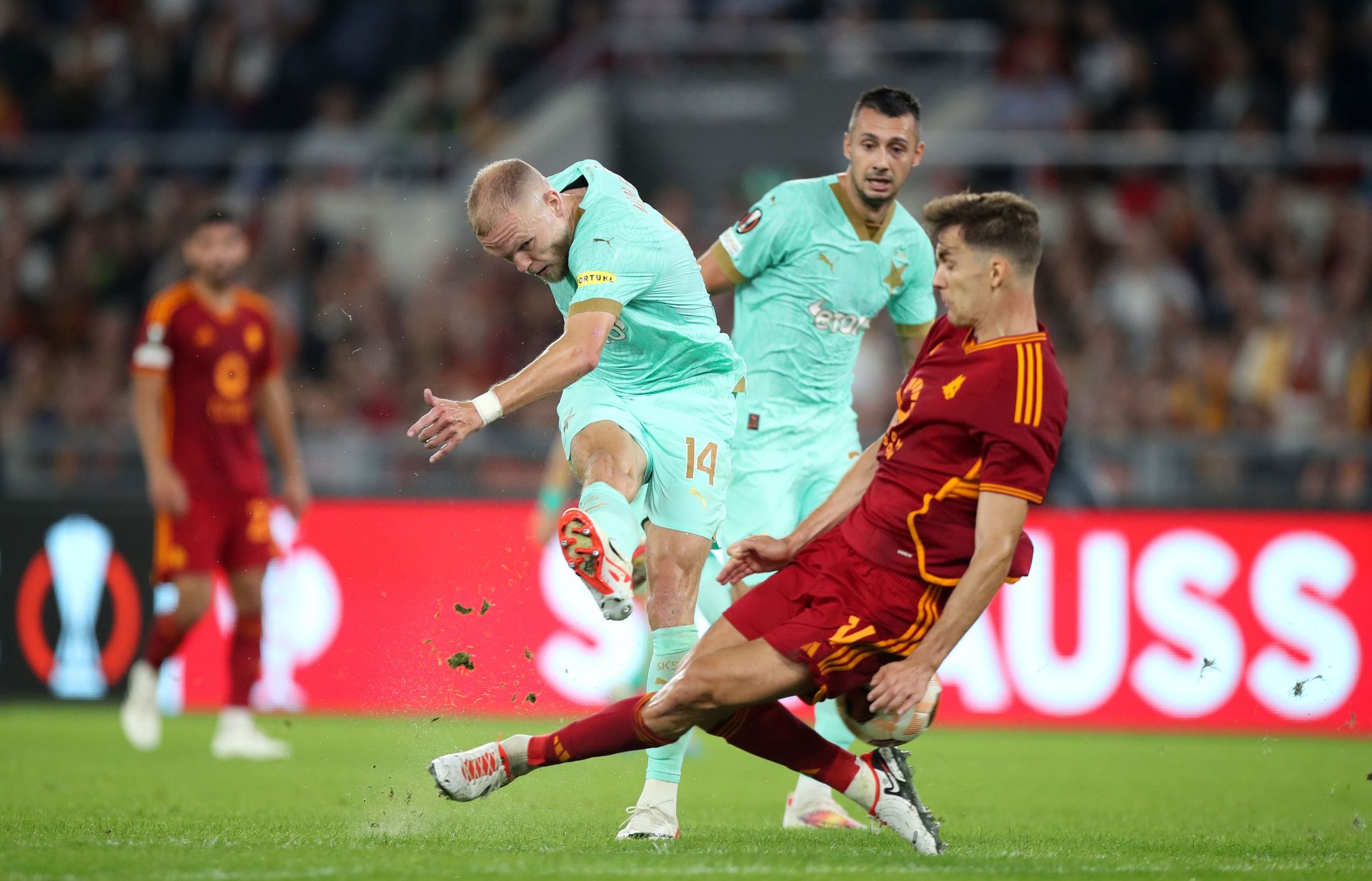 AS Roma v Slavia Prague, Europa League, Football