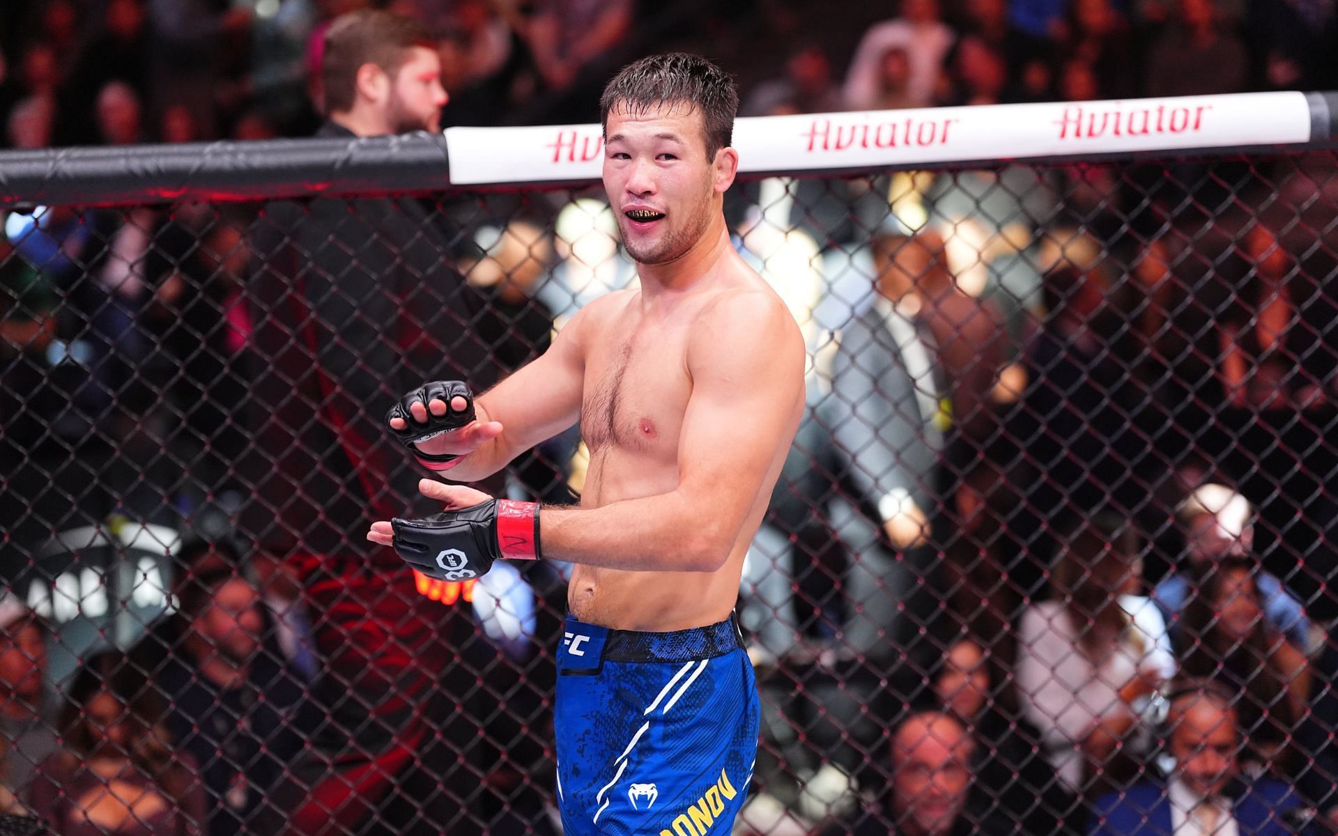 Could Shavkat Rakhmonov fight for the welterweight title next? [Image Credit: @ufc on X]