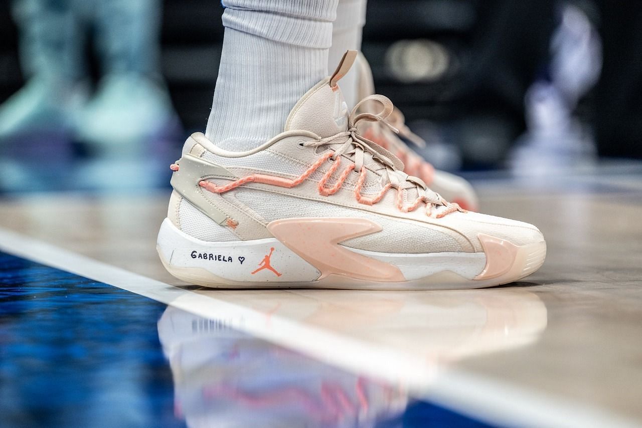 Luka Doncic pays homage to his daughter on his signature Jordan shoes