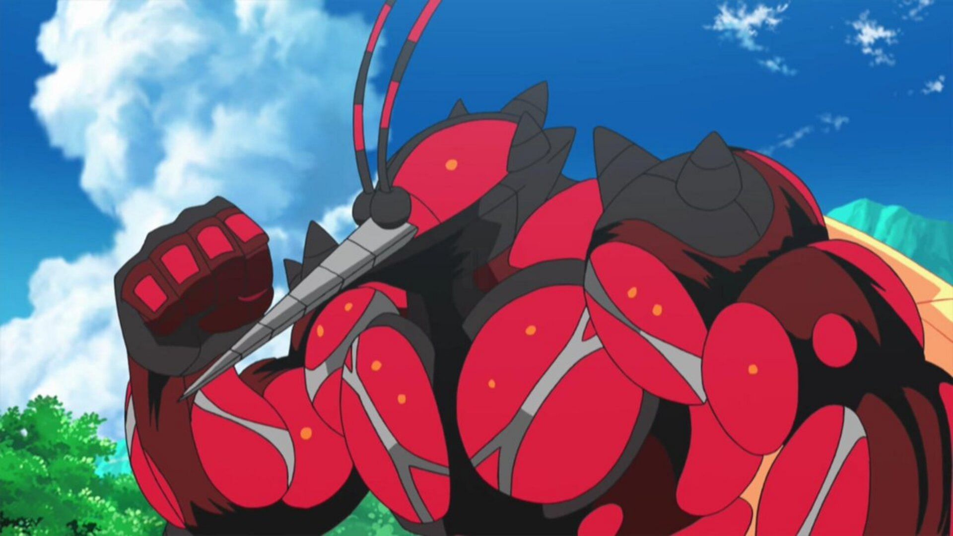 Buzzwole in the anime (Image via TPC)