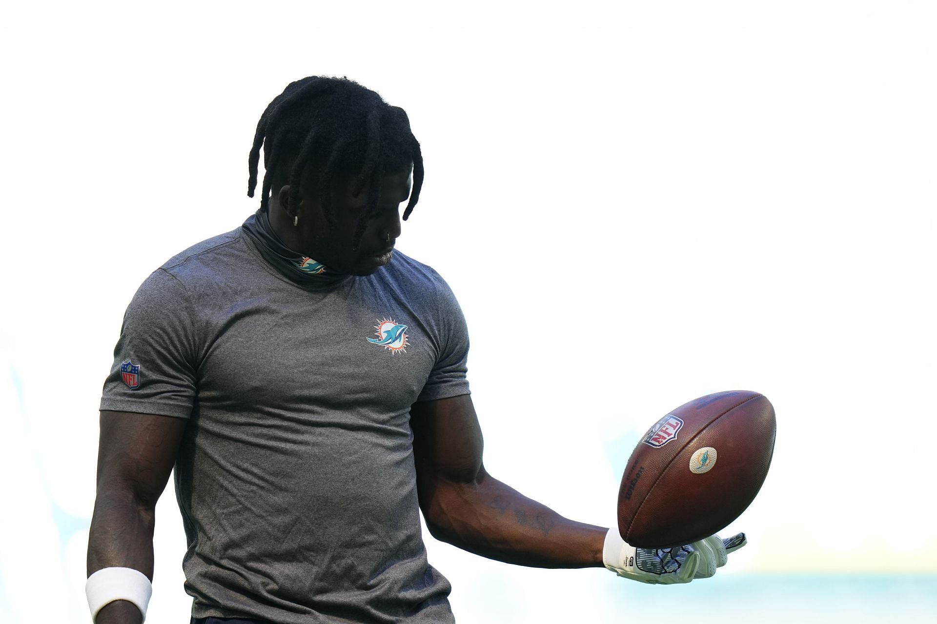 Tyreek Hill at Carolina Panthers v Miami Dolphins