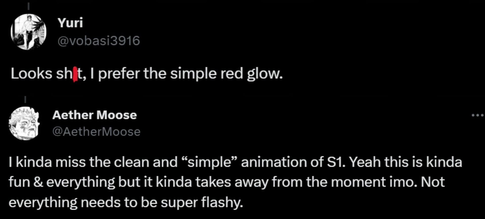 Fans criticize the Black Flash animation sequence (Screengrab via X)