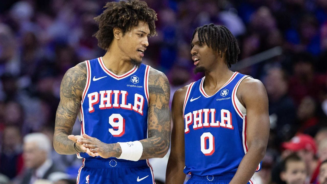 Kelly Oubre Jr. [L] and Tyrese Maxey are available on Wednesday against the Orlando Magic.