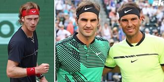"Mentally I was Rafael Nadal" - Andrey Rublev on "fairy tale" win over Roger Federer