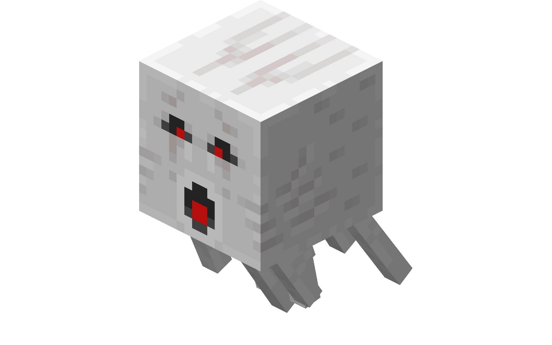 The Ghast shoots powerful fireballs at the player (Image via Fandom)