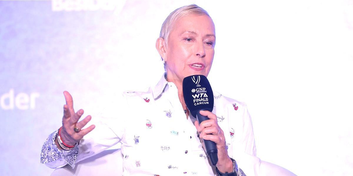 Martina Navratilova at the 2023 WTA Finals