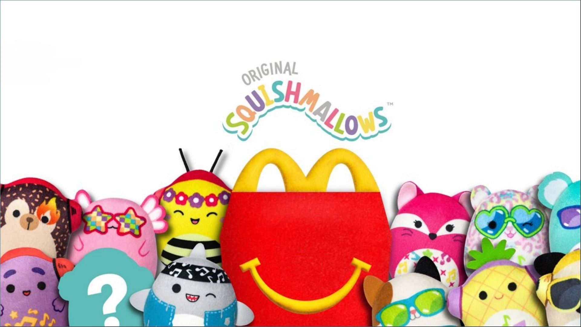 The Squishmallows Happy Meals hit stores on December 26 (Image via McDonald&rsquo;s)