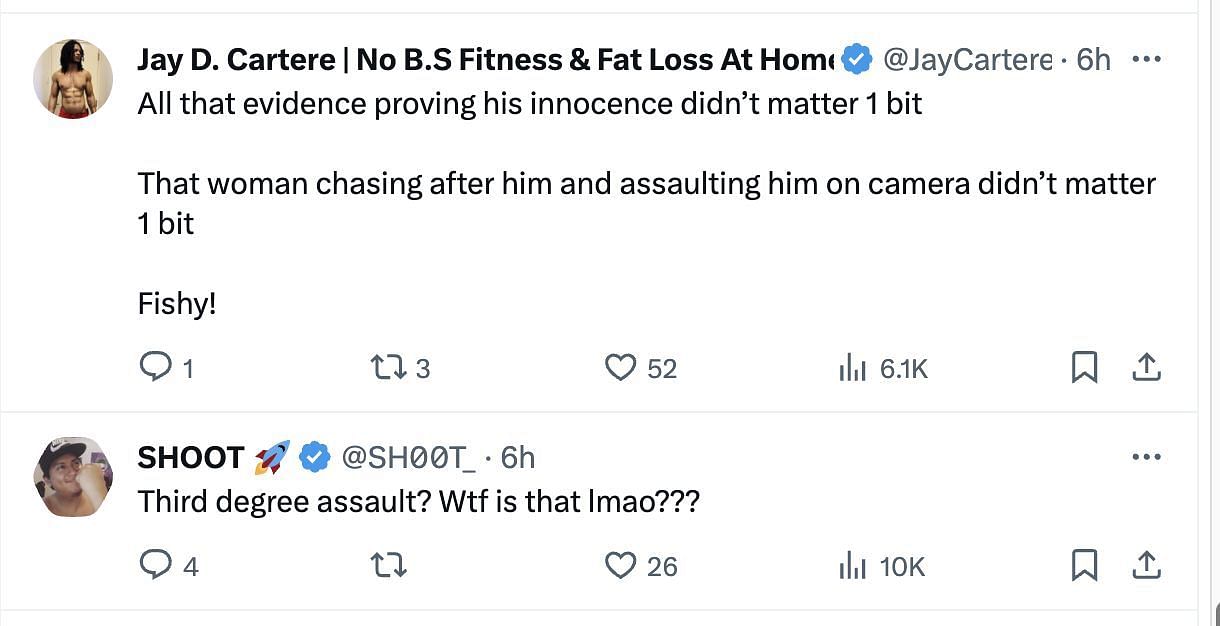 Social media users left in shock as judges announced that Majors was guilty of assaulting and harassing his former girlfriend. (Image via Twitter)