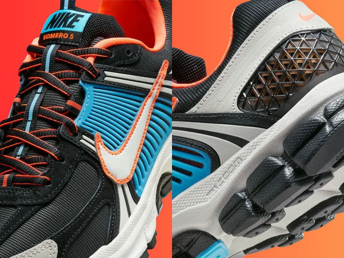 Take a closer look at the heels and tongue areas (Image via Nike)