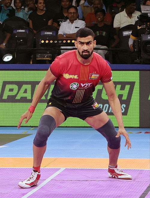 Bharat Hooda of Bengaluru Bulls (Credits: PKL)