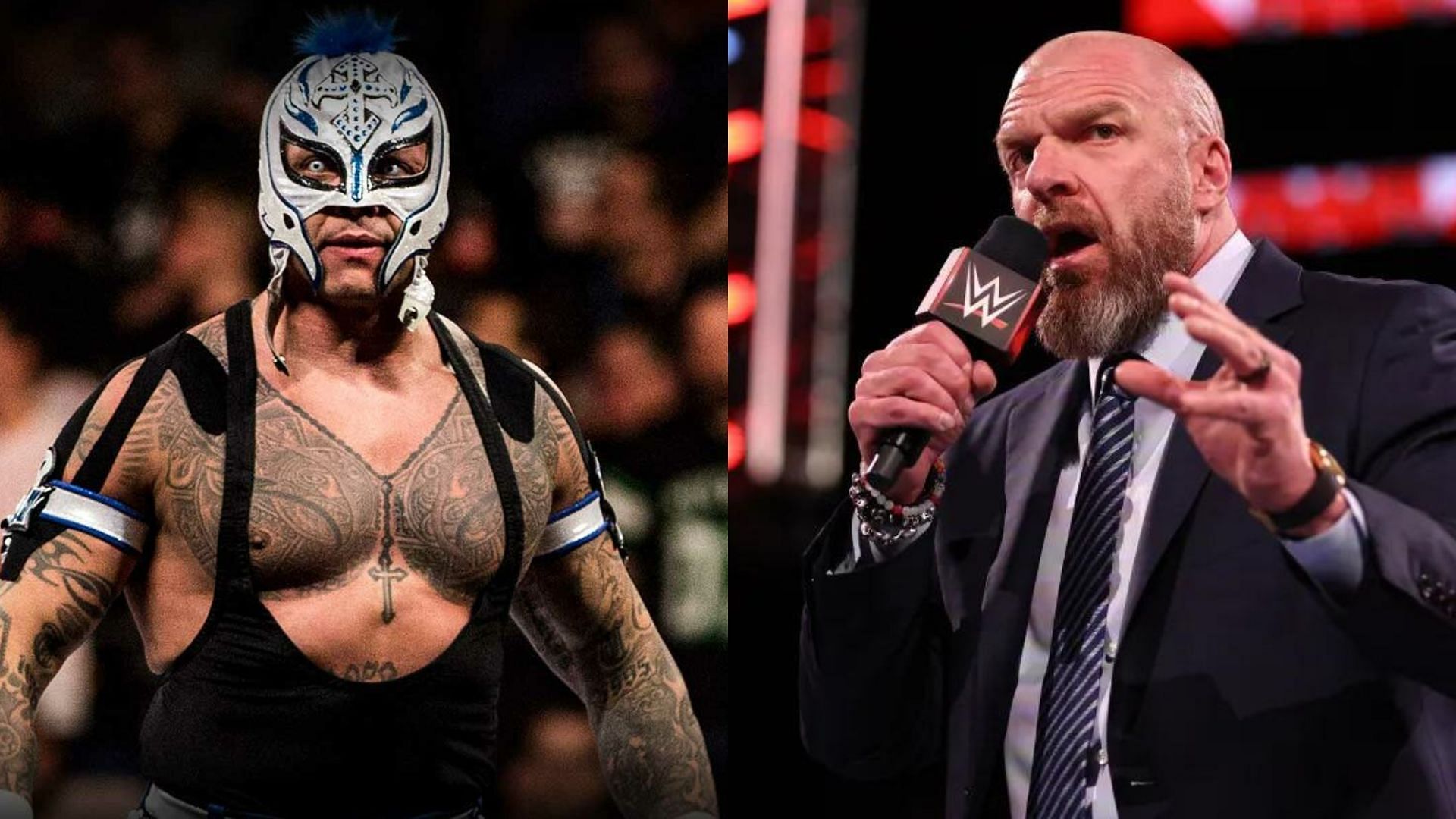Rey Mysterio and Triple H are veterans in the wrestling industry