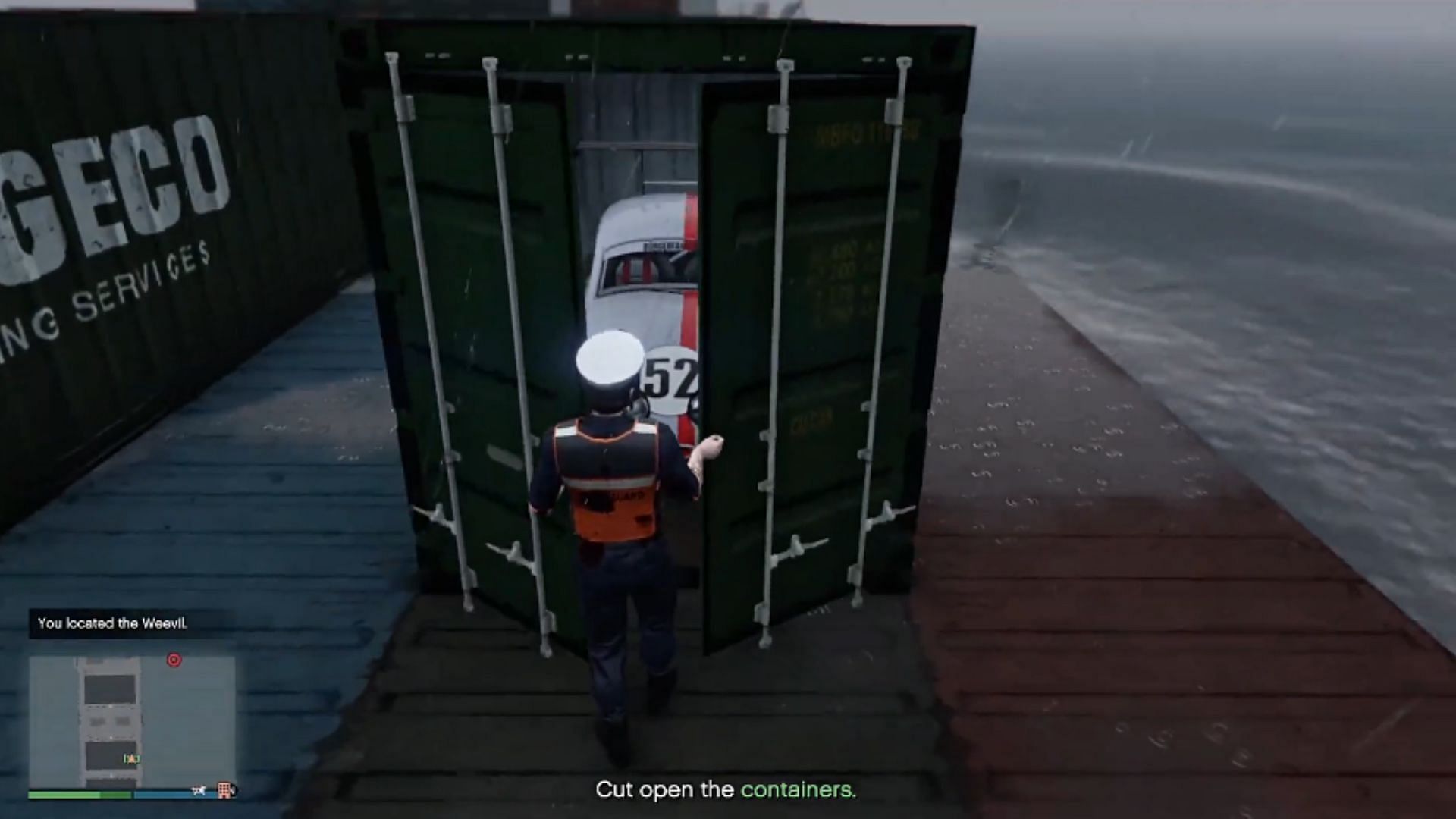 Car container found (Image via YouTube/LogOfOne)