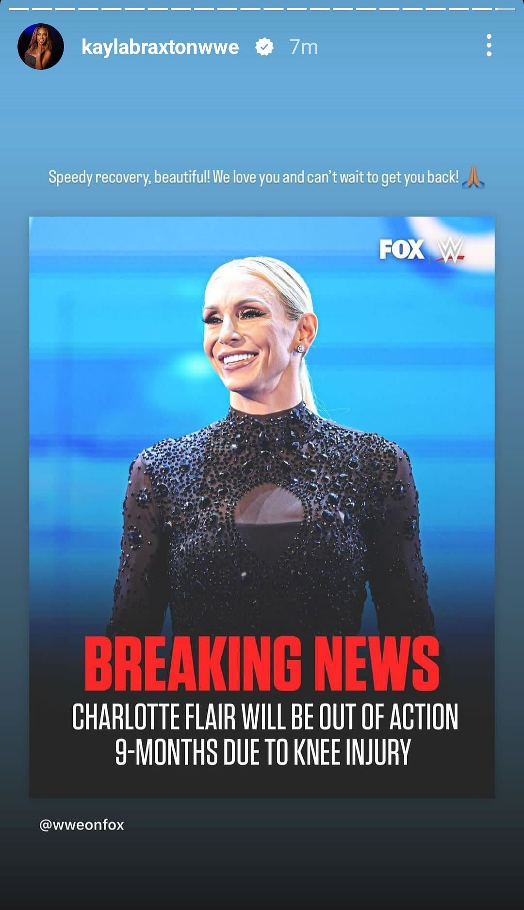 Charlotte Flair is currently drafted on SmackDown.