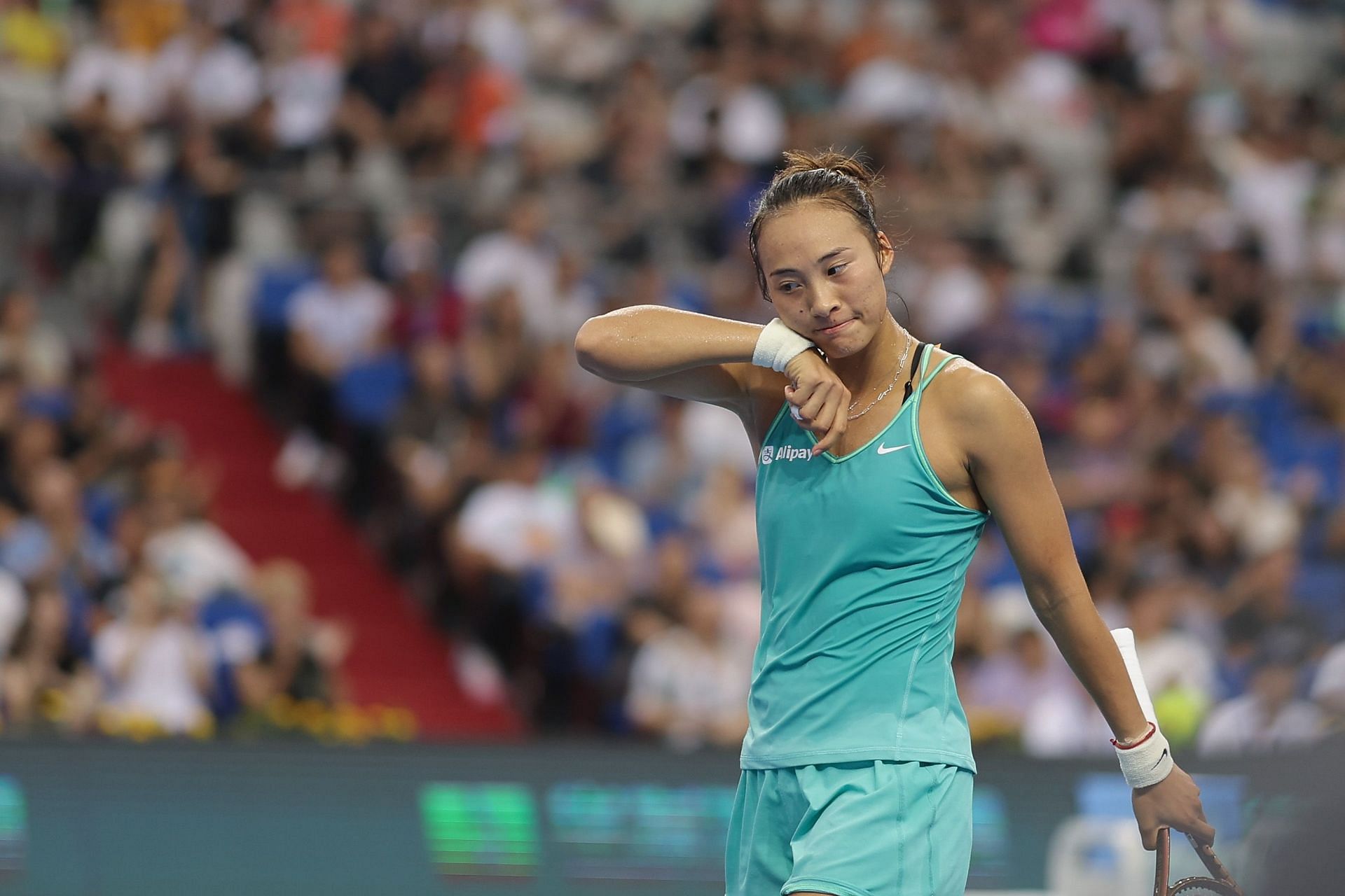 Zheng Qinwen at the WTA Elite Trophy Zhuhai