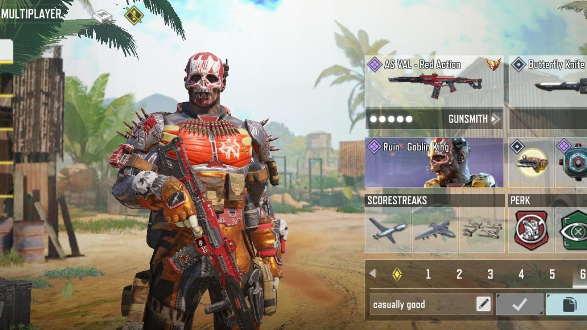 Goblin King Epic Operator Skin (Image via Activision)