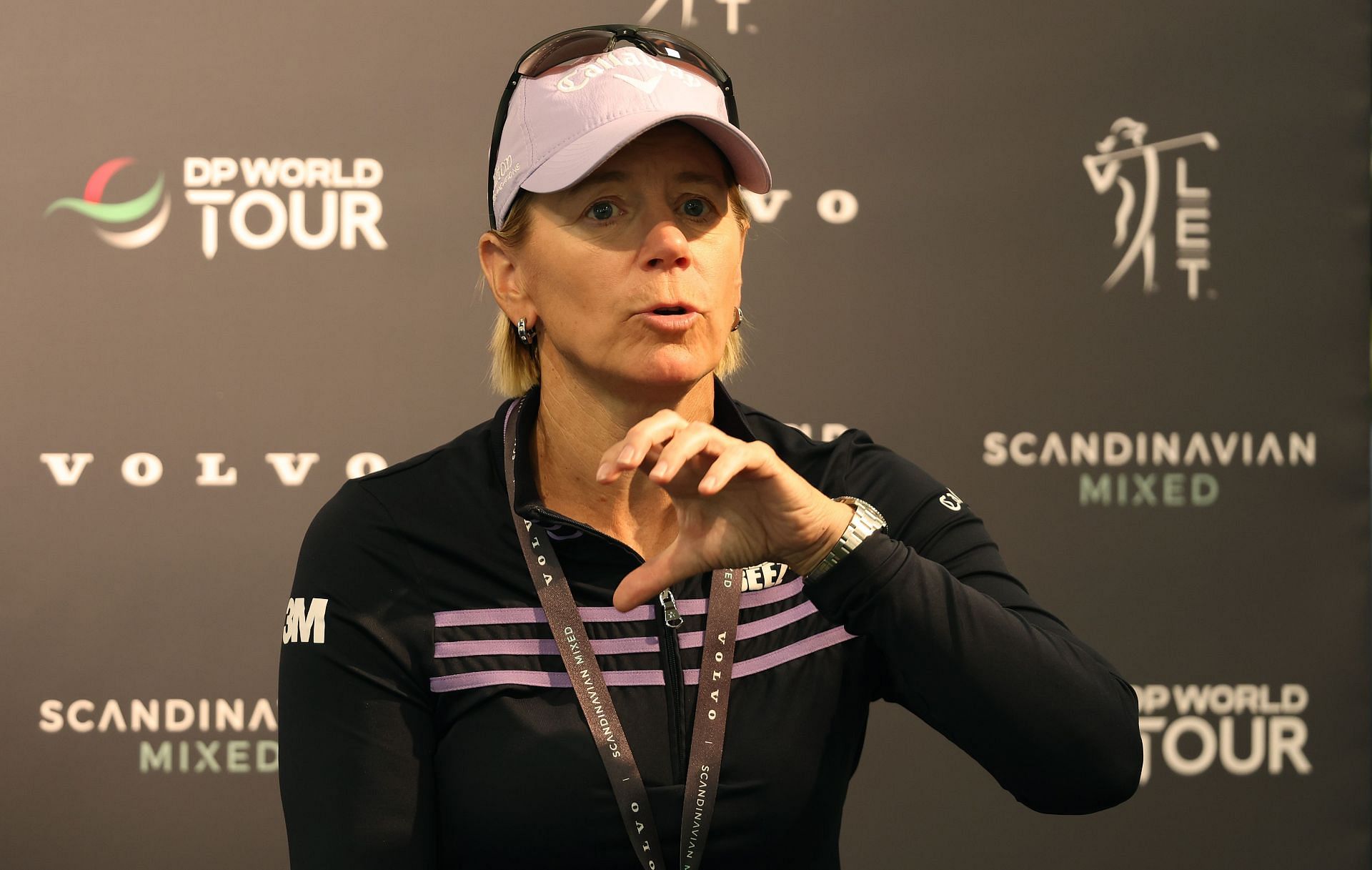 Annika Sorenstam was surprised