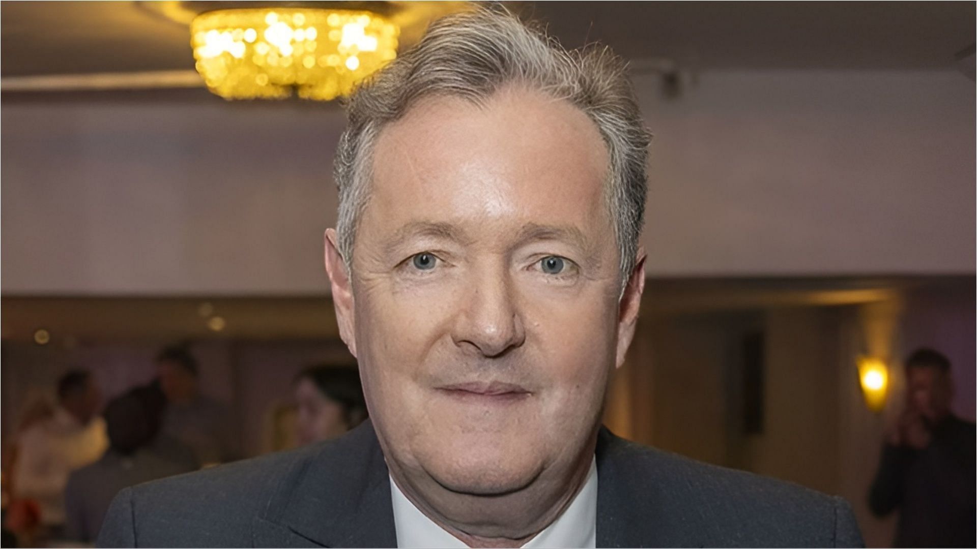 Piers Morgan was criticized for hosting his show from home despite contracting Covid-19 (Image via BigBadDenis/X)