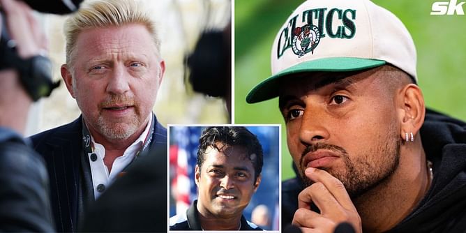 "It's very hard to compare different eras" - Leander Paes sides with Boris Becker regarding Nick Kyrgios' controversial take