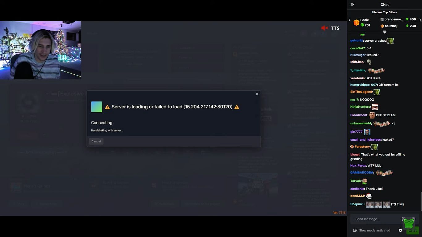 Felix booted off the NoPixel server (Image via Kick/xQc)