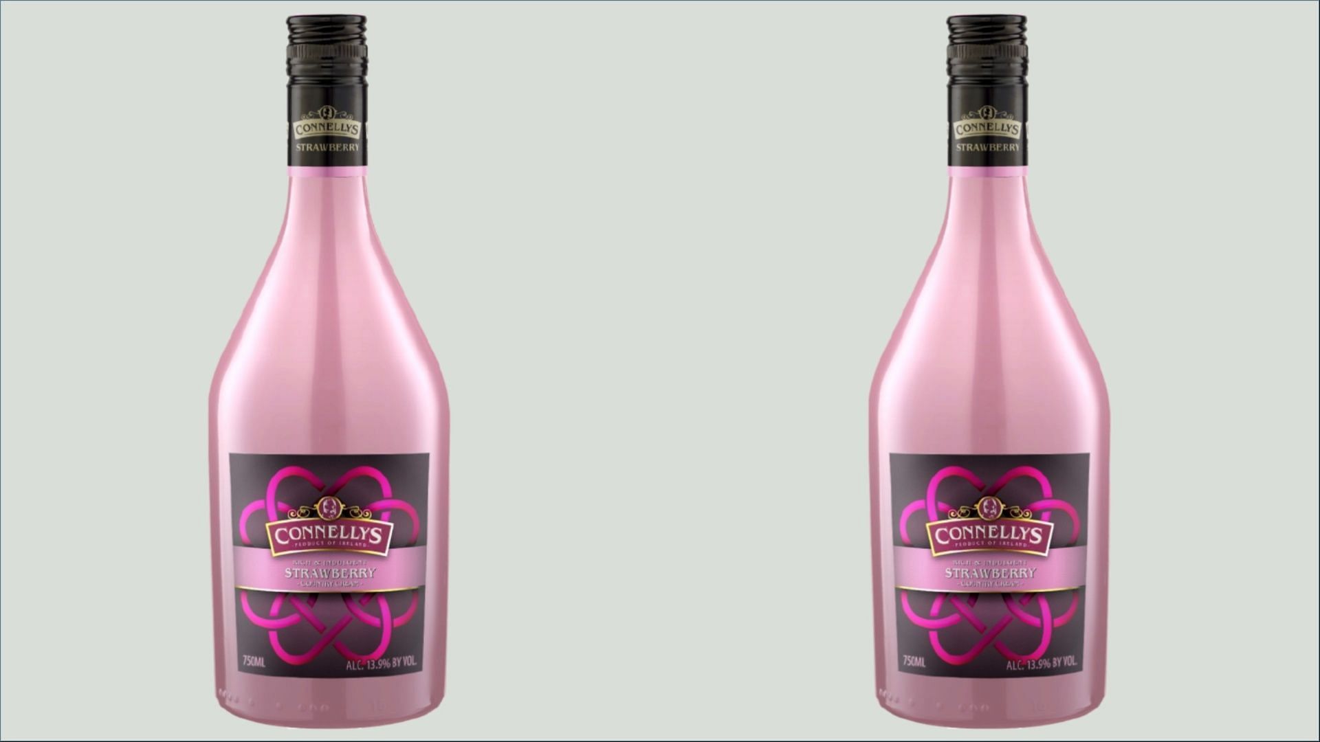 The Connellys Strawberry Cream Liqueur will be available on Aldi store shelves across the United States starting January 12, 2024 (Image via Connellys / Mack &amp; Sch&uuml;le)