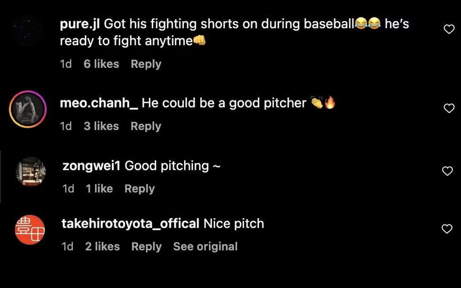“He could be a good pitcher” Japanese sensation Takeru casually