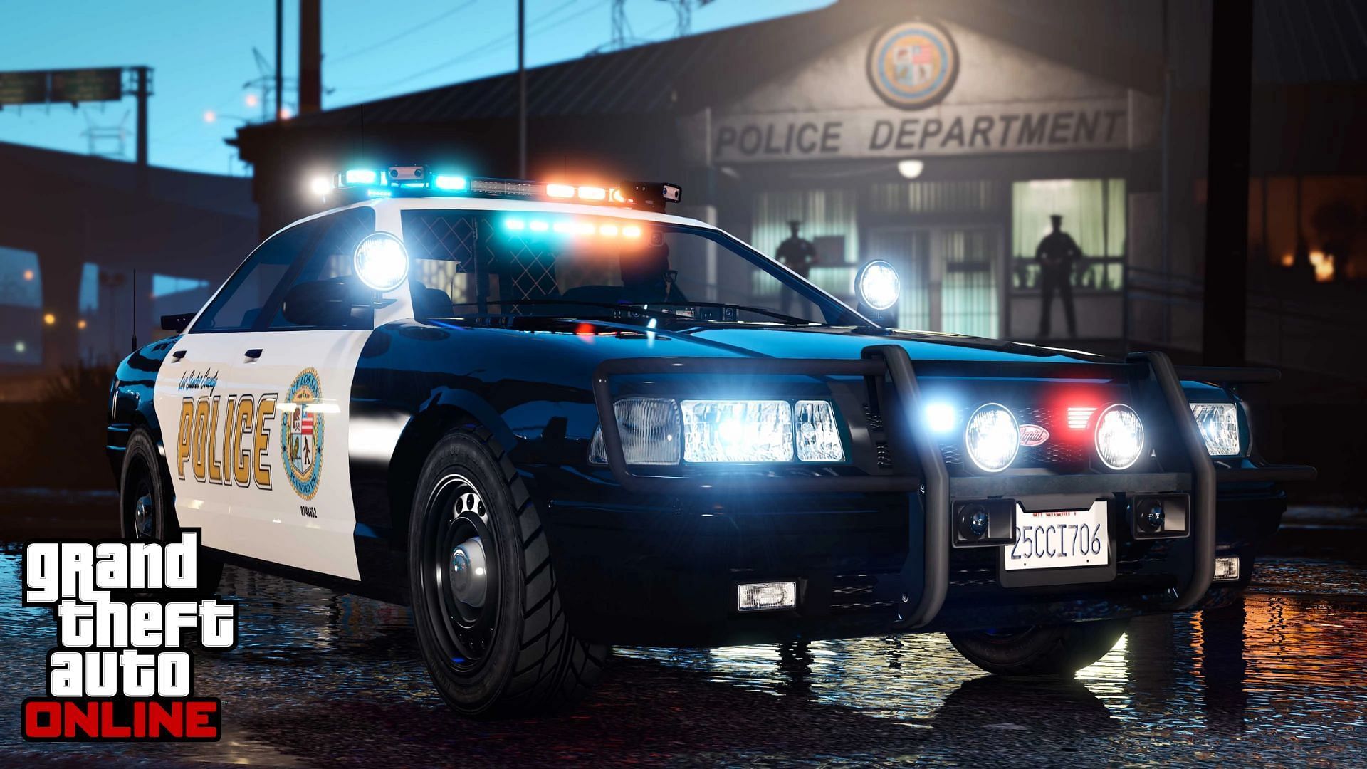 Ranking all purchasable GTA Online police cars based on their price (Image via Rockstar Games)  
