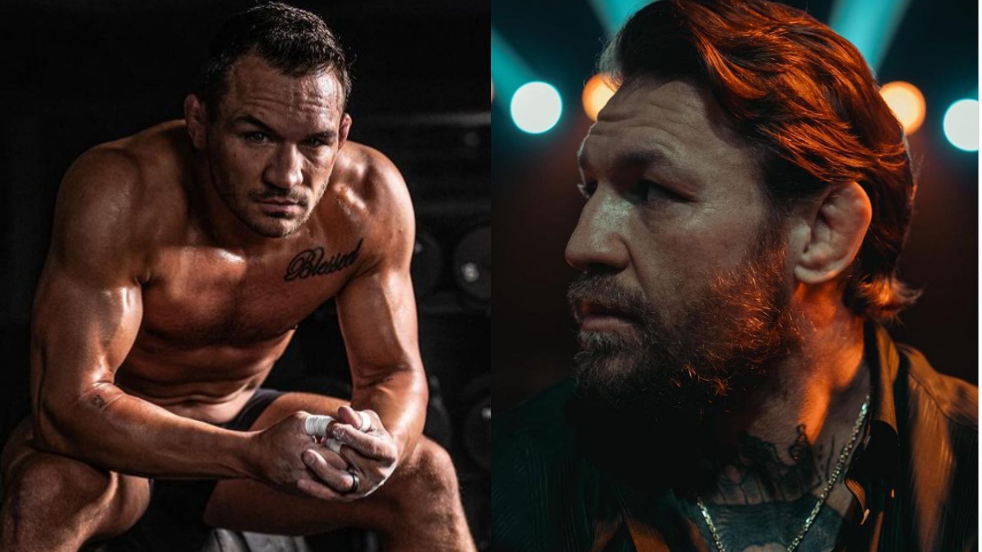 Michael Chandler (left) gives one word response to fan who labelled Conor McGregor (right) a billionaire [Images courtesy of @thenotoriousmma &amp; @mikechandlermma on Instagram]