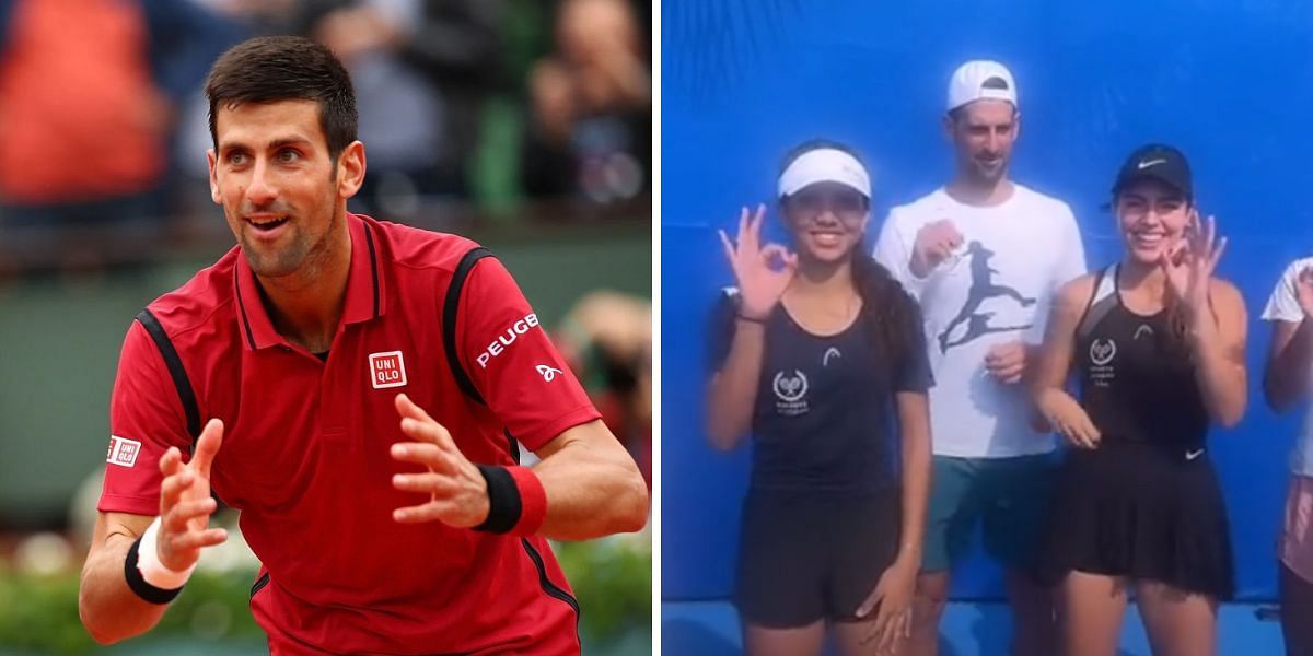 Novak Djokovic took part in a TikTok dance with fans in Dubai